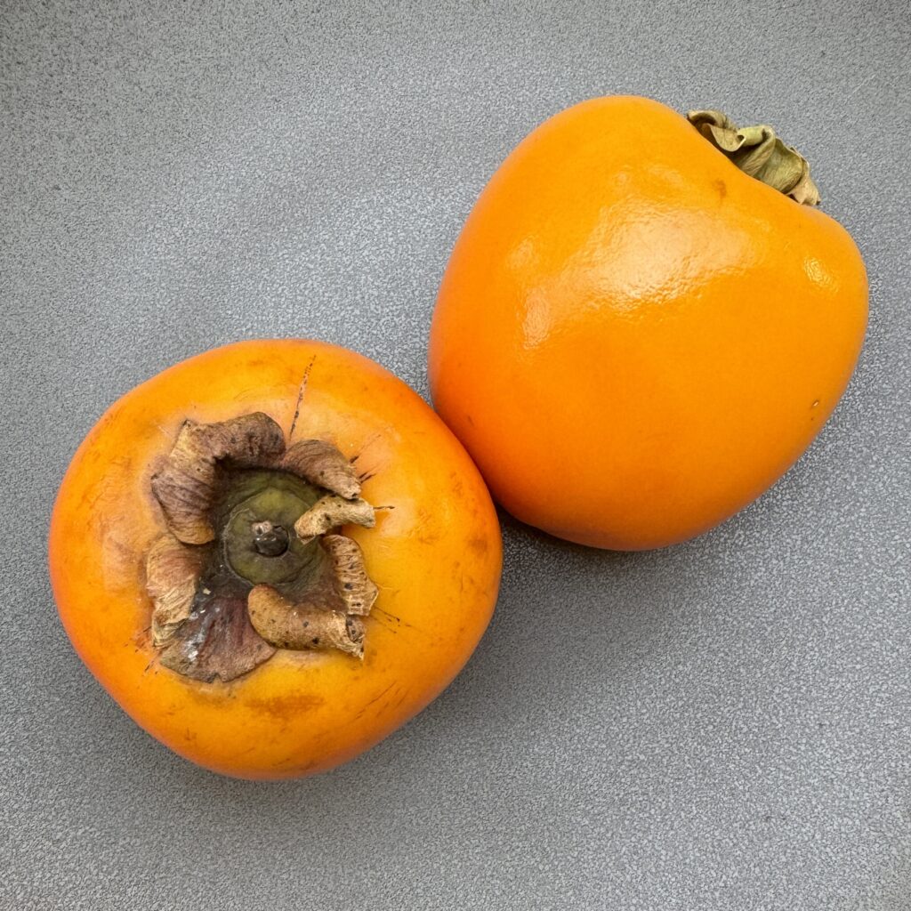 Orange persimmons