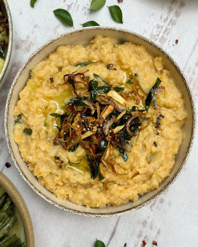 Dhal with tempered spices