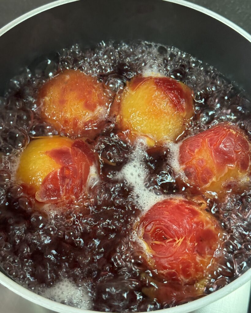 poaching plums