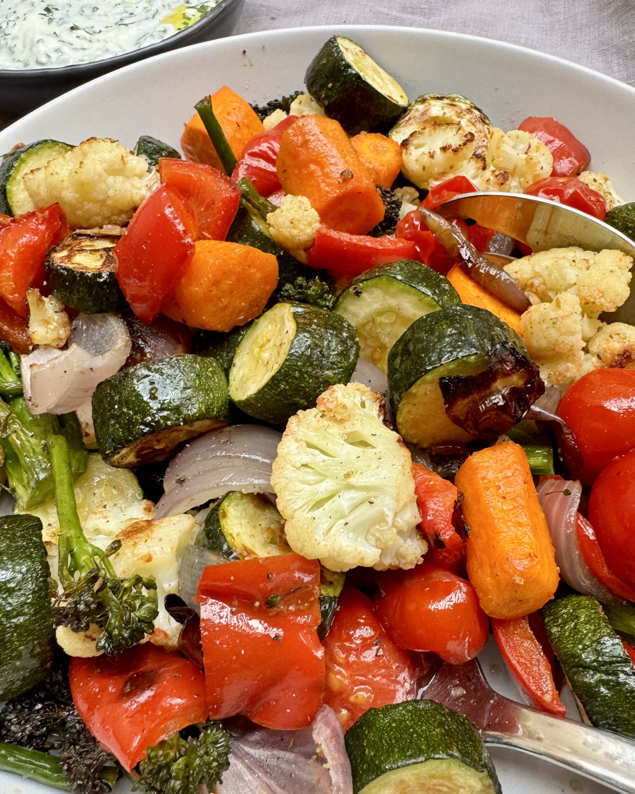 mixed roasted vegetables