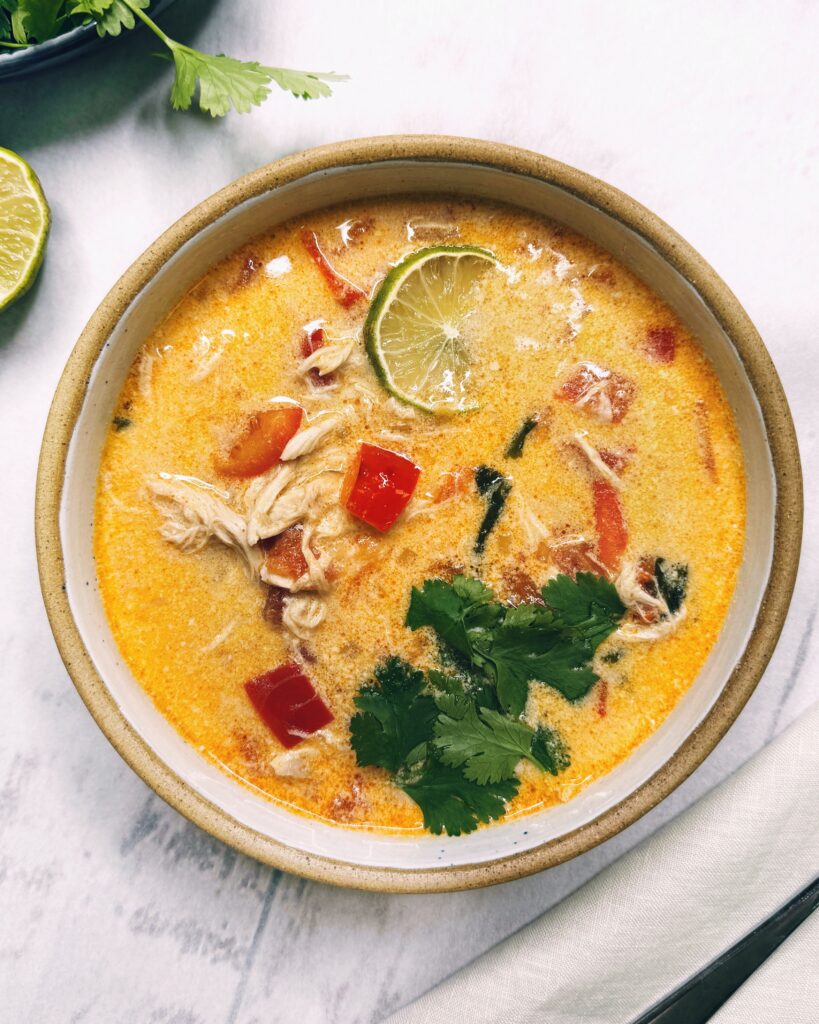 chicken coconut soup