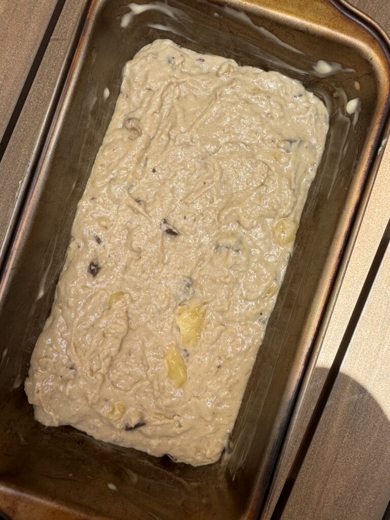 banana bread batter