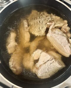 meat broth for solyanka