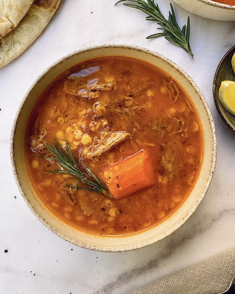 lamb soup with lentils