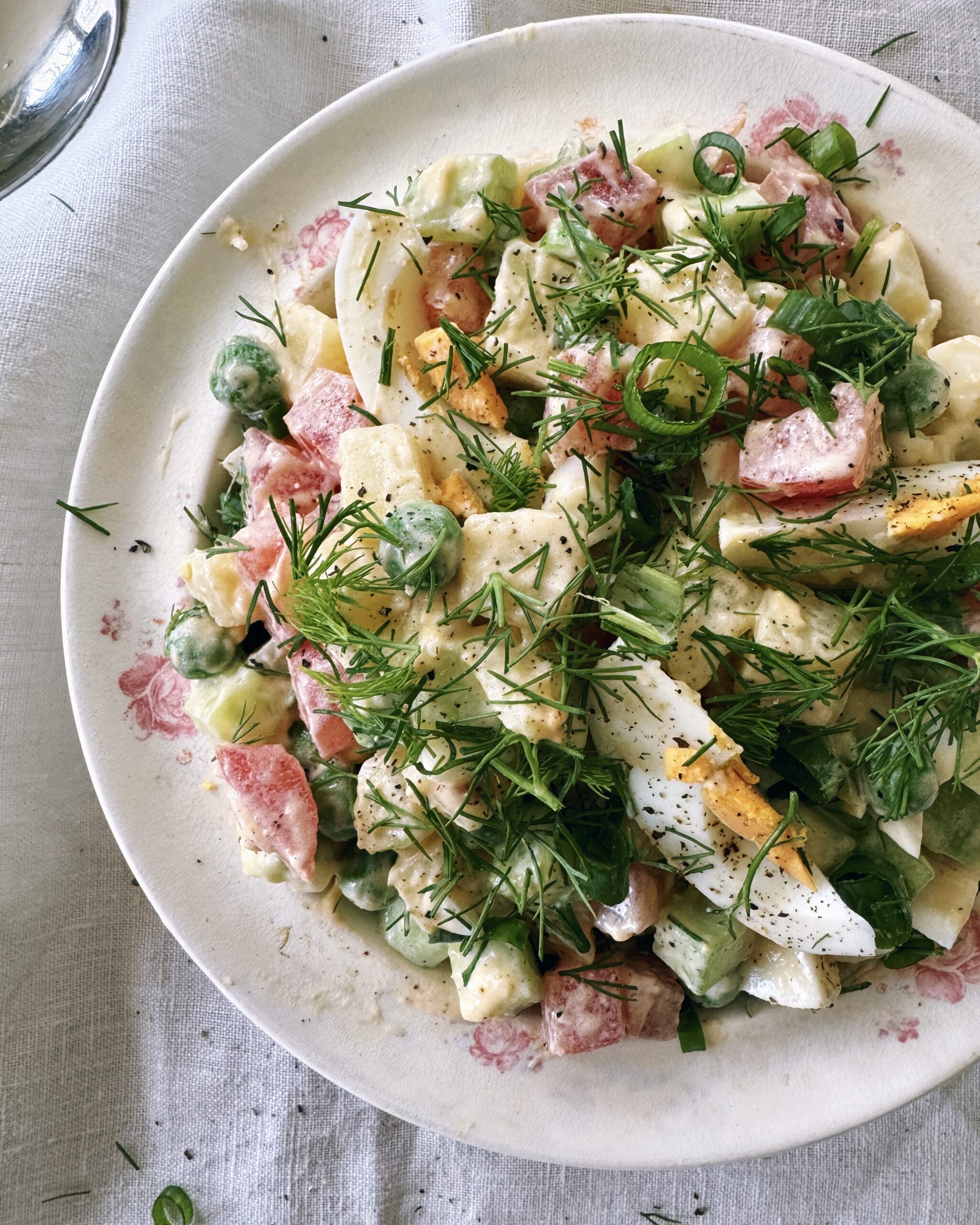 olivier russian potato salad
